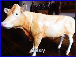 Perfect Lovely Border Fine Arts Blonde D'Aquitaine Cow