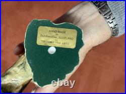 RARE 1978 Border Fine Arts Fox and Rabbit figurine by Mairi Laing With Stand