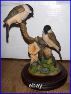 RARE Border Fine Arts Limited Edition Willow Tits 1980 219/850 Excellent COA