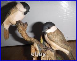 RARE Border Fine Arts Limited Edition Willow Tits 1980 219/850 Excellent COA