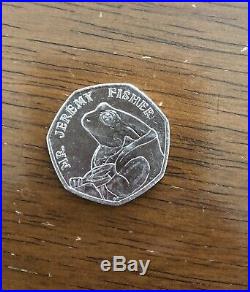 RARE Mr Jeremy Fisher 50p Coin, 2017