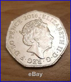 RARE Mrs Tiggy Winkle 2016 50p Coin COLLECTORS ITEM