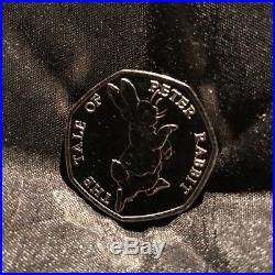 RARE PETER RABBIT 50p X1 COIN LIMITED EDITION BEATRIX POTTER COLLECTION 2017