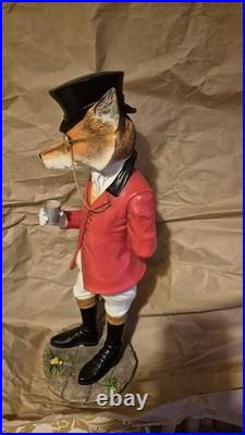 RAREBorder Fine Arts Reynard The Fox Large Duke Of Reynard 50cm Tall VGC