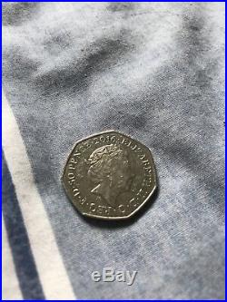 Rare Beatrix Potter 2016 50p coin Mrs Tiggy Winkle
