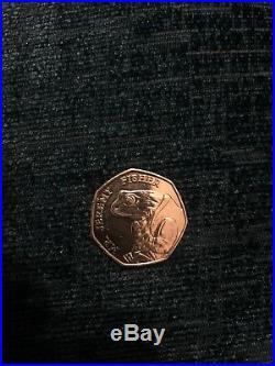 Rare Beatrix Potter 50p Mr Jeremy Fisher 2017 Circulated Collectors Coin