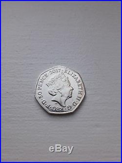 Rare, Beatrix Potter, Benjamin Bunny 2017 50p coin