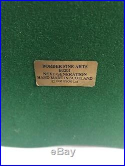 Rare Border Fine Arts B0210 Next Generation Horse In Stable Foul Made Scotland