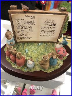 Rare Border Fine Arts Beatrix Potter Tableau #669814 Rare Boxed Mint 1701/2000