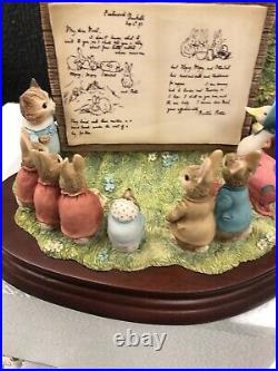 Rare Border Fine Arts Beatrix Potter Tableau #669814 Rare Boxed Mint 1701/2000