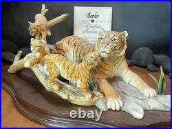 Rare Border Fine Arts Bengal Tiger and Cubs Limited edition with Certificate Rare Border Fine Arts Bengal Tiger and Cubs Limited edition with Certificate