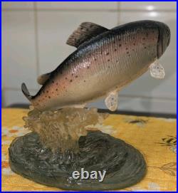 Rare Border Fine Arts D. Walton Rainbow Trout Ornament 141- Handmade In Scotland