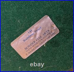 Rare Border Fine Arts D. Walton Rainbow Trout Ornament 141- Handmade In Scotland