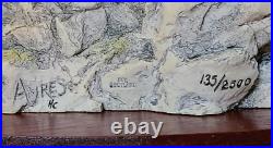 Rare Border Fine Arts High and Dry MTR09 Otter & Cubs Figurine Ltd Edn 135/2500 Rare Border Fine Arts High and Dry MTR09 Otter & Cubs Figurine Ltd Edn 135/2500