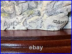 Rare Border Fine Arts High and Dry MTR09 Otter & Cubs Figurine Ltd Edn 135/2500