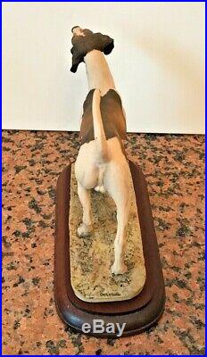 Rare Border Fine Arts Ltd Edition English Foxhound L 22 David Geenty