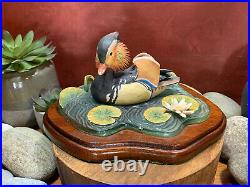 Rare Border Fine Arts Mandarin Duck PS03 with Base