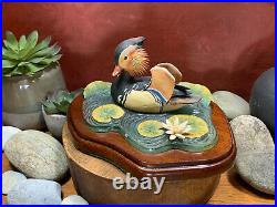 Rare Border Fine Arts Mandarin Duck PS03 with Base