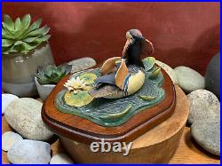 Rare Border Fine Arts Mandarin Duck PS03 with Base