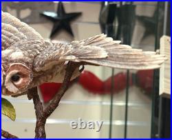 Rare Border Fine Arts Tawny Owl Birds by Russell Willis A4054 Unboxed SU74