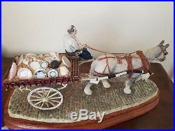 Rare Border Fine Arts The Pot Cart. Ltd edition by Ray Ayres in immaculate cond