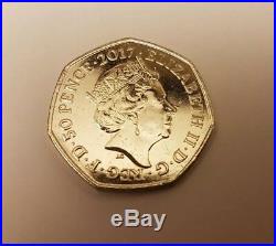 Rare Collectors Beatrix Potter Benjamin Bunny 2017 50p coin excellent condition