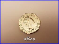 Rare Collectors Beatrix Potter Peter Rabbit 2017 50p coin excellent condition