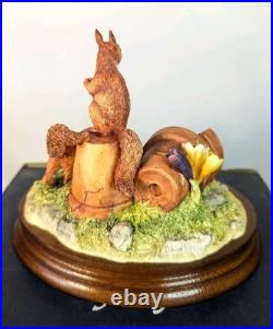 Rare Limited Edition Border Fine Arts Urban Red Squirrels Figurine Ayres Rare Limited Edition Border Fine Arts Urban Red Squirrels Figurine Ayres