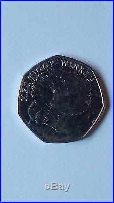 Rare Mr's Tiggy Winkle 50p part of the BEATRIX POTTER collection