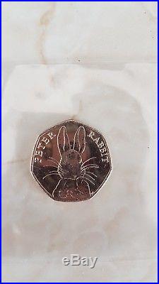 Rare Peter Rabbit 50p coin Beatrix Potter