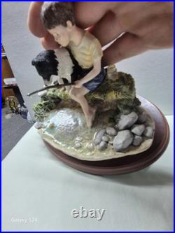 Rare, Vintage Border Fine Arts B0520 Gone Fishing 1999 By Anne Or Annie Wall