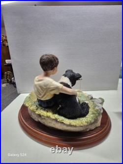 Rare, Vintage Border Fine Arts B0520 Gone Fishing 1999 By Anne Or Annie Wall