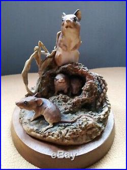 Rare Vintage Border Fine Arts Longtailed Fieldmouse Strictly Limited Edition 119