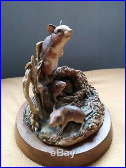 Rare Vintage Border Fine Arts Longtailed Fieldmouse Strictly Limited Edition 119