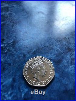 Rare half whisker 2016 beatrix potter peter rabbit 50p coin