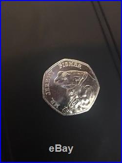 Rare mr jeremy fisher 50p coin 2017