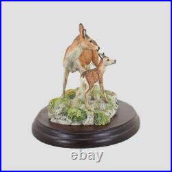 Red Hind And Calf Border Fine Arts