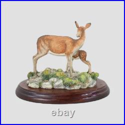 Red Hind And Calf Border Fine Arts