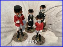 Reynard Fox Family (Figurines X 4) by Border Fine Arts