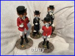 Reynard Fox Family (Figurines X 4) by Border Fine Arts