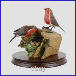 Robins Nesting Border Fine Arts Birds
