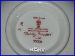 Royal Crown Derby, Derby Border Pattern 6 x Soup Cups