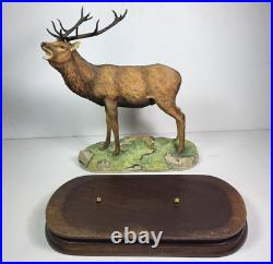SPLENDID BORDER FINE ARTS RED STAG FIGURINE No L20 BY AYRES FROM 1979