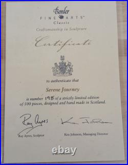 Serene Journey Border Fine Arts Birds Limited Edition Handmade Scotland KH