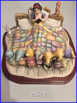 Snow White Bed withDwarf's. Border Fine Arts made in Scotland Limited to 1500