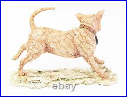 Staffordshire Bull Terrier Dog Figurine Border Fine Arts- Hand Made in Scotland