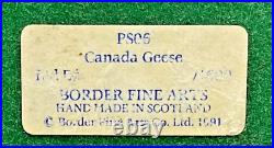 Stunning Border Fine Arts Canada Geese Ltd Edition in Excellent Condition 1991