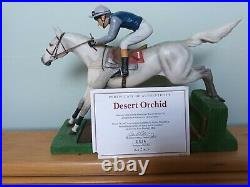 Style of Border Fine Arts. Danbury Mint.'Desert Orchid' Limited Edition No 434