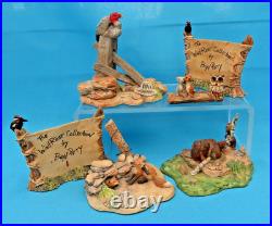 THE WIND RIVER COLLECTION Border Fine Arts 6 Figurines by Boyd Perry