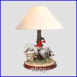 Tally Ho Huntsman Border Fine Arts Hunting Lamp Model Bay